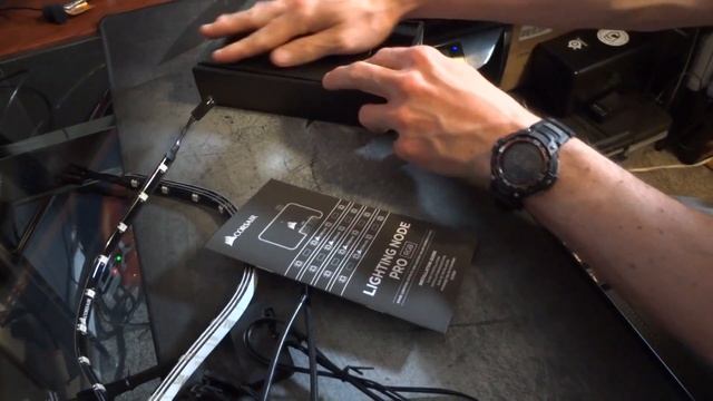 Corsair Node Lighting Pro (unboxing and After install) смотреть онлайн