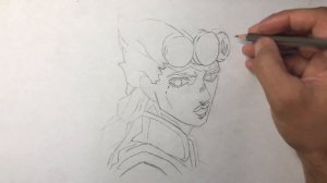 How to Draw Giorno Simple