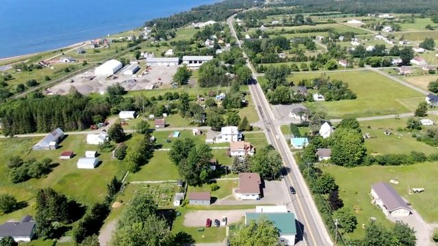 Town Of New Carlisle Gaspe Coast Quebec Canada