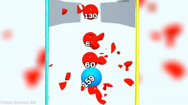 Rolling Orb Crash - Grow Bigger Balls & Numbers Math Games | Max Level | Gameplay Android,iOS смотреть онлайн