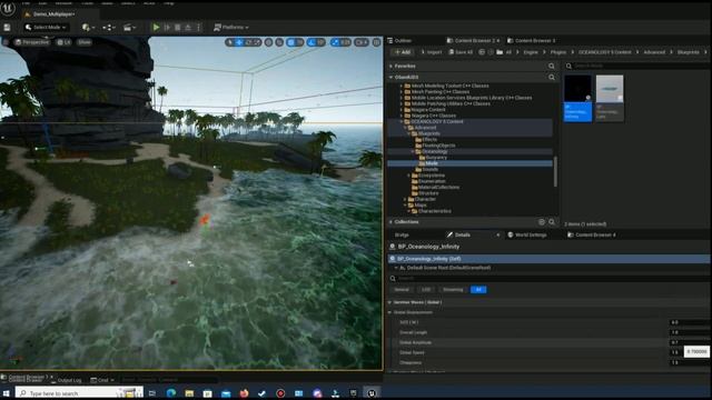 God Rays using Oceanology 5 + (UDS) Ultra Dynamic Sky (UE5) +ESRPG - Easy Survival RPG смотреть онлайн