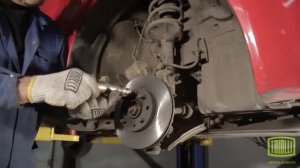 Chevrolet Aveo, замена передних тормозных дисков