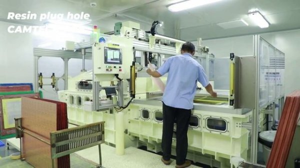 CAMTECH PCB Resin plug hole of PCB munufacturing:www.camtechcircuits.com