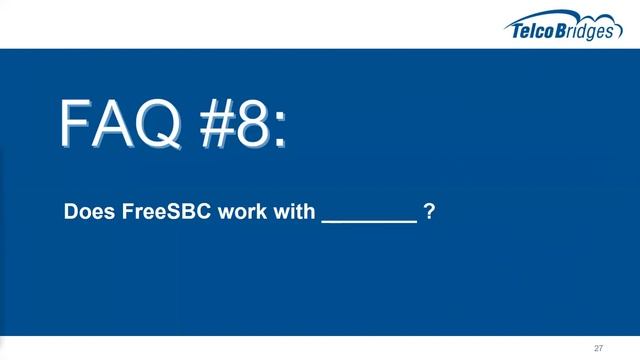 Session Border Controllers -- TOP 10 FAQ смотреть онлайн