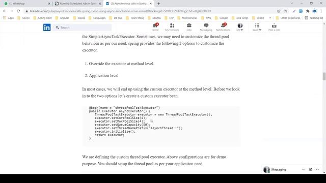 17-3 Spring Boot- @Async Annotation- Arabic [بالعربي] смотреть онлайн