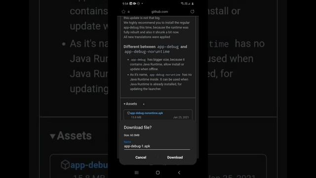 How To Download Pojavlauncher Old Versions #shorts #minecraft #oldminecraft