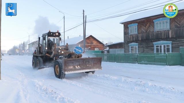 Грейдирование улиц города Вилюйск смотреть онлайн