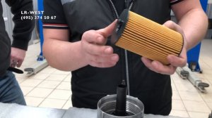 Масляный фильтр и охладитель на дизельном двигателе 2.7 и 3.0 ТД Дискавери и Рендж Ровер _ LR WEST