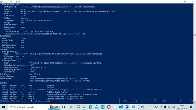Configure a Pod to Use a Persistent Volume смотреть онлайн
