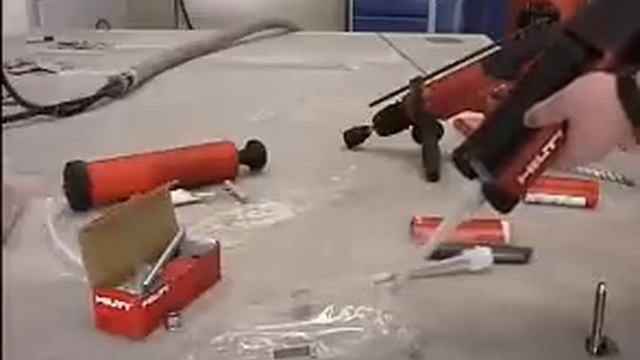 Hilti Chemical Bolt Installation смотреть онлайн