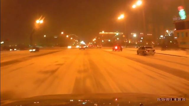 гаи нарушает? сплошная под снегом. смотреть онлайн