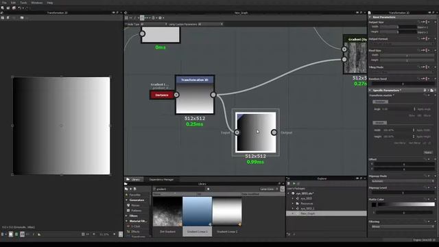 Gradient (Dynamic) Node Usage (Allegorithmic Substance Designer 5)