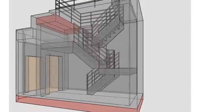 Лестница между осями 16 17, у оси Л вар 2 смотреть онлайн