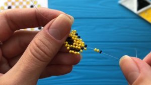 Как сделать кольцо смайлик из бисера в технике крестик