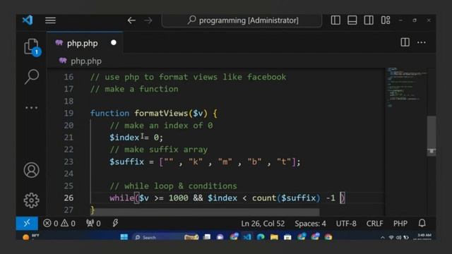 php format views feature like Facebook | php course | php project смотреть онлайн