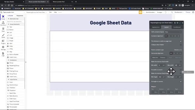 Bubble Io 2022 - Connect With Google Sheet And Use It As A Data Source In A Bubble App Using Sheety смотреть онлайн