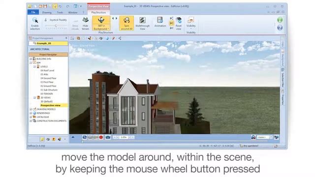 Edificius Tutorial - Moving the Plevation view - ACCA software смотреть онлайн