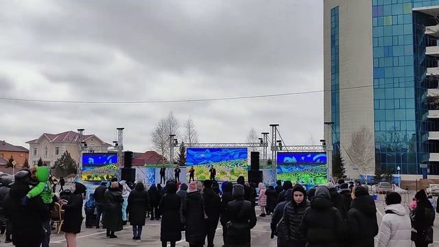 Как проходило празднование Наурыза в городе Павлодар?! Два года без народных гуляний из-за Ковида! смотреть онлайн