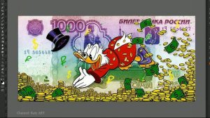 ПРИВЛЕКАЕМ ДЕНЬГИ | ДЕНЕЖНАЯ КАРТИНА - Скрудж Макдак | Scrooge McDuck