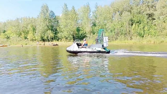 Аэролодка 4 м. 30 л/с. Перегон клиенту. смотреть онлайн
