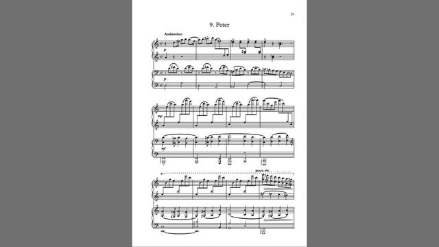 S. Prokofiev - Peter and the Wolf - 1 piano 4 hands смотреть онлайн