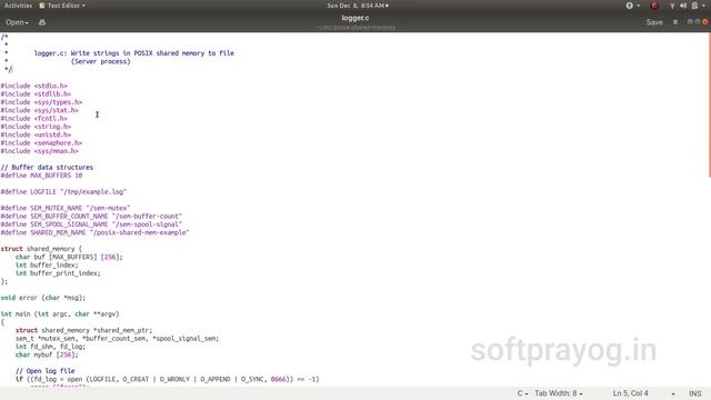 POSIX shared memory in Linux смотреть онлайн