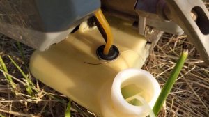 мотокоса течь бензина