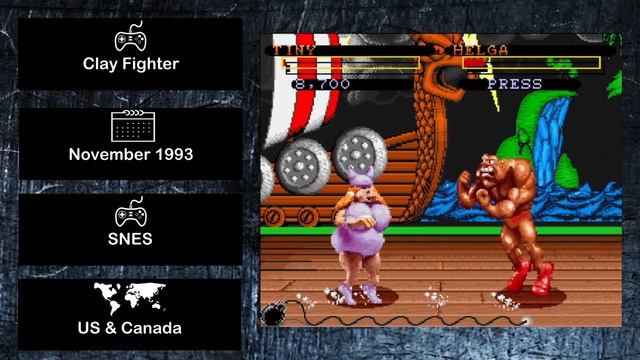 Console Fighting Games of 1993 - Clay Fighter смотреть онлайн