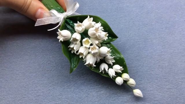 Ландыши... заколка для волос смотреть онлайн