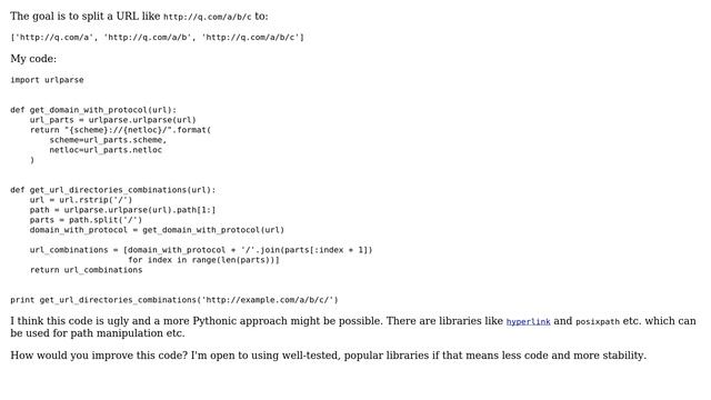 Code Review: Splitting URLs into hierarchy-level directories смотреть онлайн