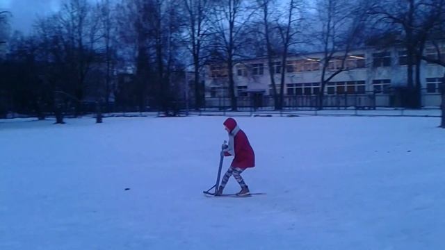 Снежный самокат.