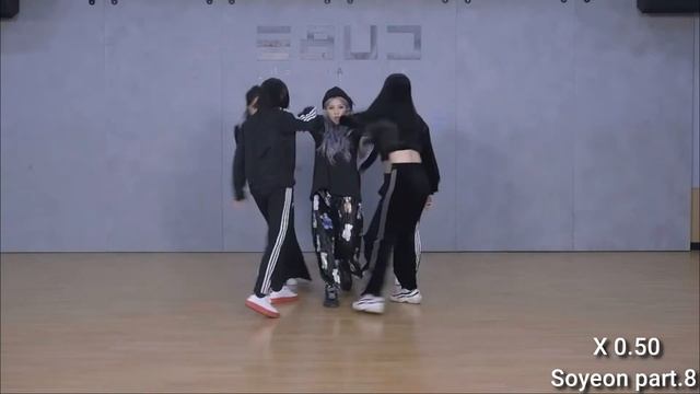 (G)I-DLE - '화(火花)(HWAA)' Dance Practice Mirror Tutorial (SLOWED) смотреть онлайн