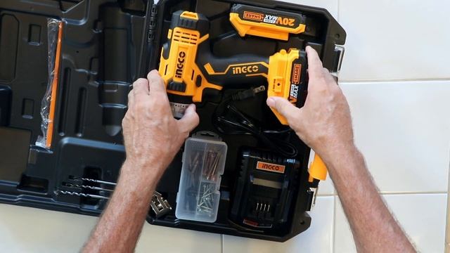 INGCO 20V Hammer Drill Unboxing смотреть онлайн