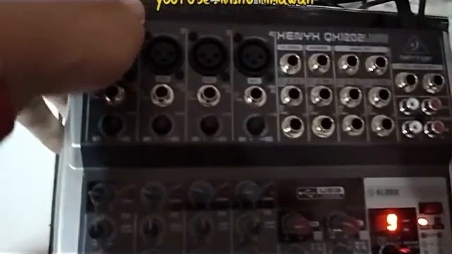 UNBOXING MIXER Behringer Xenyx QX 1202 USB смотреть онлайн