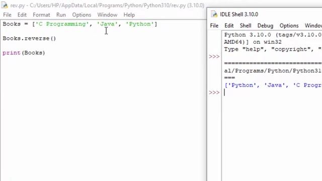 Reverse function in Python@COMPUTEREXCELSOLUTION смотреть онлайн