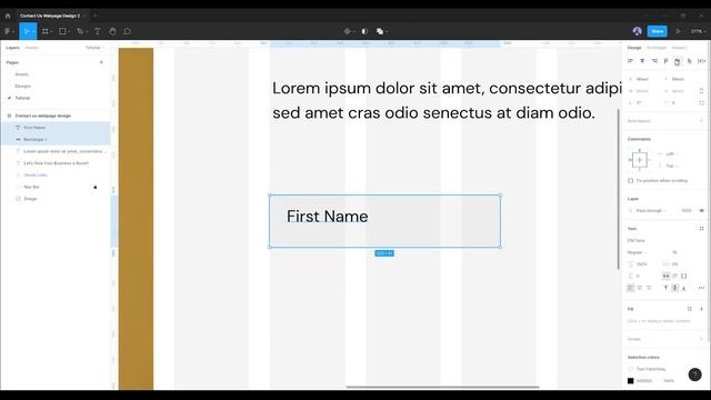 Design a Professional Contact us Webpage in FIGMA | Hindi Tutorial смотреть онлайн