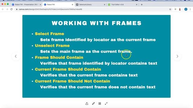 Robot Framework Tutorial #30 - How to handle Frames in Robot Framework смотреть онлайн
