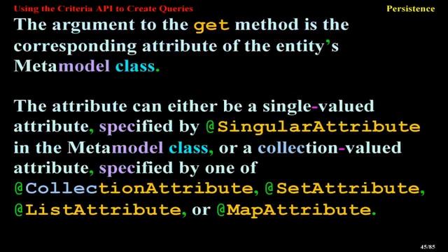 Using the Criteria API to Create Queries смотреть онлайн