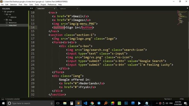 How to Make Google Home Page using HTML and CSS смотреть онлайн