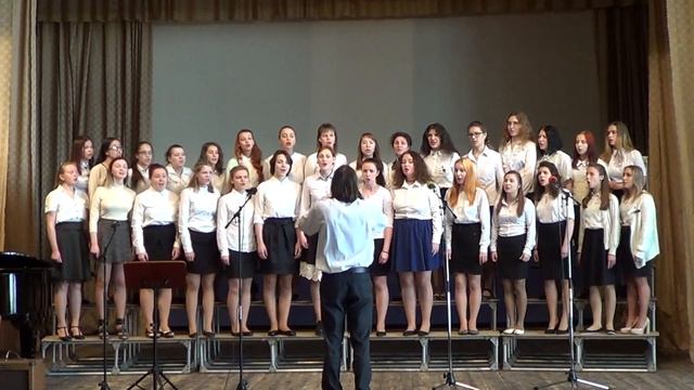 Хор студентов ТПК, экзамен 51 группы "В синем море", Г. Глиэр смотреть онлайн