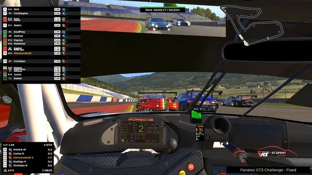 [VR] Fixed Fanatec GT3 | Red Bull Ring | Porsche 911 GT3 R | IRacing |