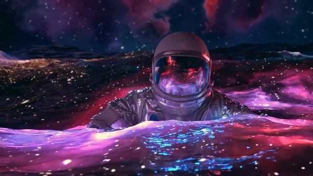 LIVE WALLPAPER astronaut in ocean смотреть онлайн