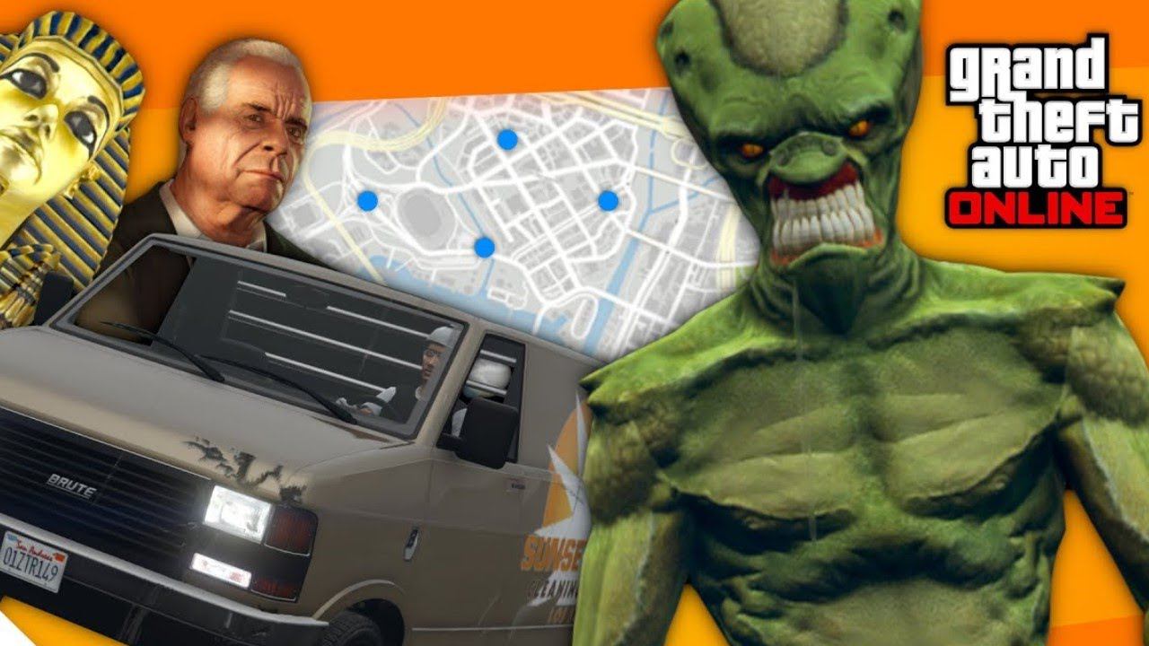 GTA ONLINE | Все 10 реквизитов Соломона | Костюм "Пришелец из космоса" смотреть онлайн