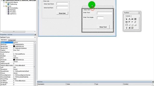 AutoCAD VBA Programming - Section 5-05 Frame Control смотреть онлайн