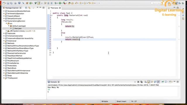 74 Java Factorial Using Recursion Method | Online Training Download app from below link смотреть онлайн