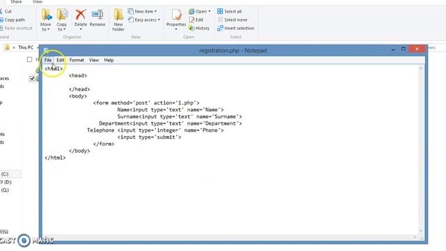 Creating the php Files to interact with phpmyadmin смотреть онлайн