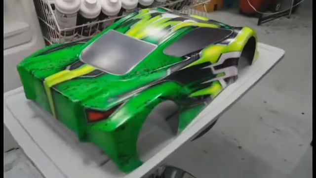 P1L 1/8 Body painting 바디 도색 / www.rcfactory.net смотреть онлайн