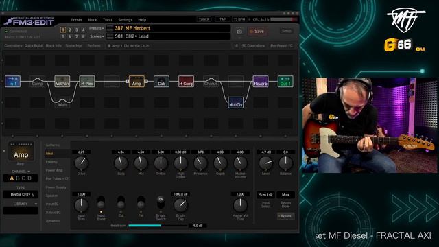 FRACTAL FM3/FM9/AXE FX3 - Introduction To Preset MF Diesel