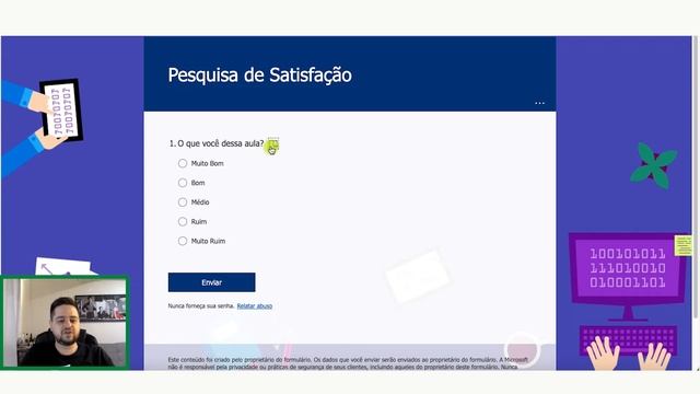 Como CRIAR FORMULÁRIO no MICROSOFT FORMS (INTEGRADO EXCEL) смотреть онлайн