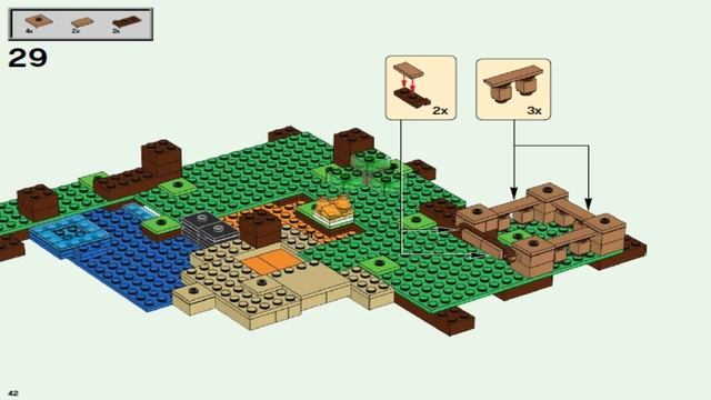 LEGO Minecraft 2016 THE JUNGLE TREE HOUSE 21125 - Лего Майнкрафт Домик на дереве в джунглях #1 смотреть онлайн